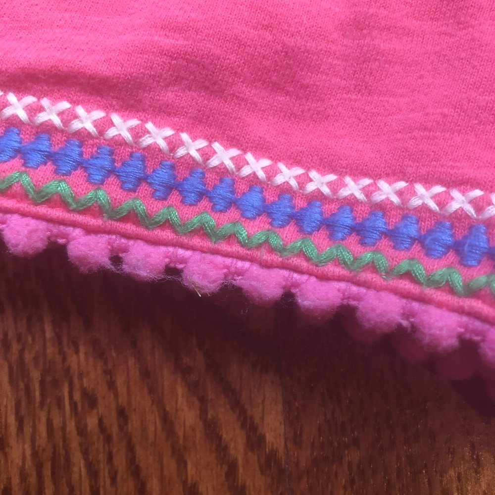 Mini Boden Pom Pom Trim Shorts 6 - Picture 3 of 7